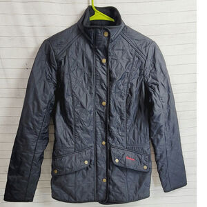 Barbour Cavalry Polarquilt Navy Quilted Jacket Water Resistant